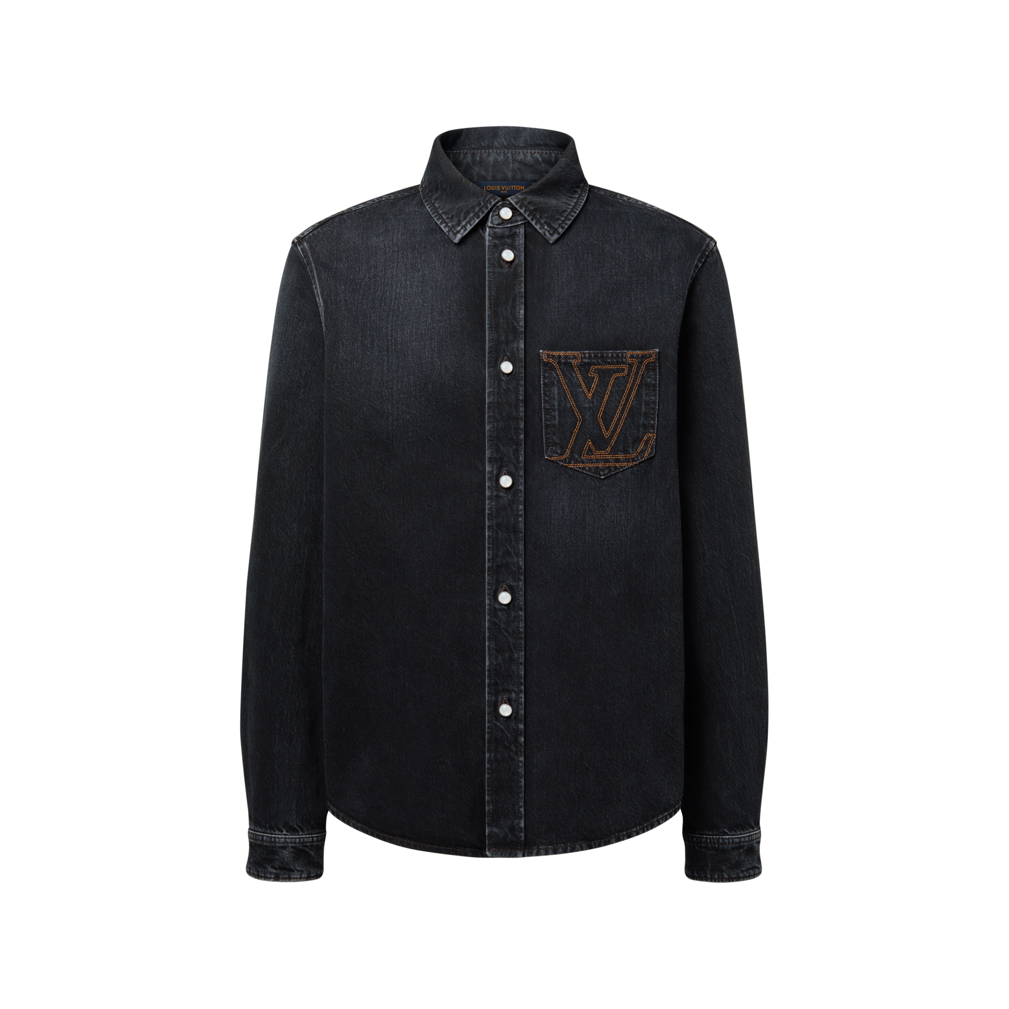 LV Long-Sleeved Denim Shirt - Men - Ready-to-Wear | LOUIS VUITTON ®